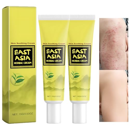 2Pcs Herbal Cream Smiles and Joys Herbal Cream East Asian Natural Herbal Body Cream Natural Moisturising Cream With Botanicals Long-lasting Skin Care for All Skin Types