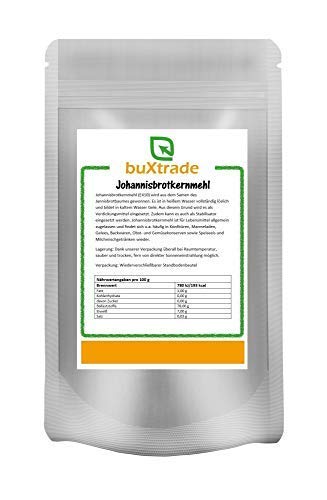 Johannisbrotkernmehl | E 410 | Verdickungsmittel | Stabilisator | Geliermittel | VERSCHIEDENE GRÖßEN
