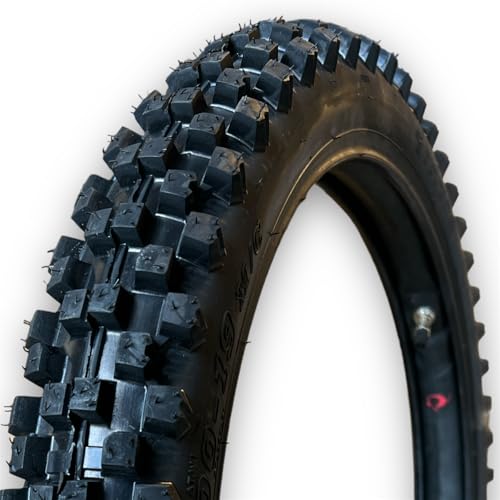 Red Circles 70/100-19 SurRon Tyre - Front or Rear Fit for Sur-Ron, Compatible with 85cc MX Bikes | Durable Off-Road Tire