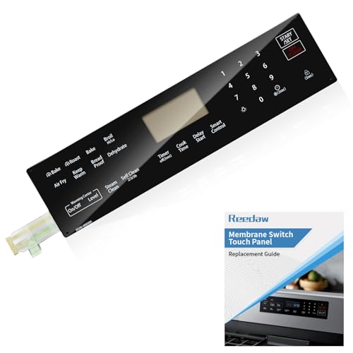 DG96-00850H Range Membrane Switch Touchpad Control Touch Panel for Samsung Electric Range Oven NE63A6511SS/NE63A6511SG, Replaces AP7032886/PS16634295/EAP16634295