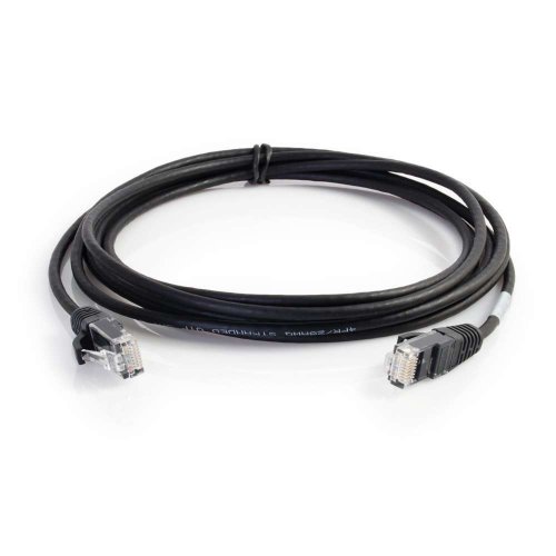 Cable de Red Ethernet Cat6 UTP 10ft Negro miniatura 1