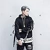 Hello MrLin Men’s Techwear Streetwear Hip Hop Fashion Hoodie Japanese Harajuku Outfits Black #1