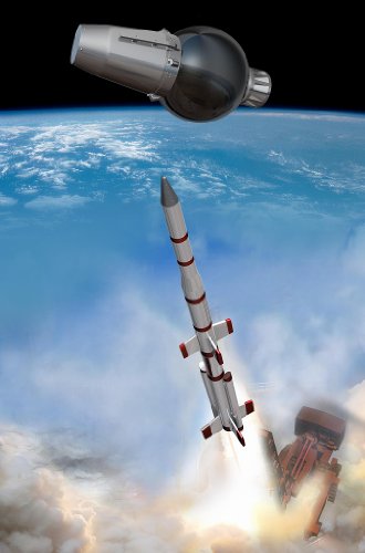 Satellite Oosumi & Lambda Rocket kit plastique idée cadeau astronomie
