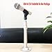RhymKawa B58 Silver Mic Handle Sleeve Replacement Fit for Most Wired Vocal Microphones and SM58LC, Beta 58A, Rhinestones Cover Shining on Tours & TV Shows (MIC NOT Included)