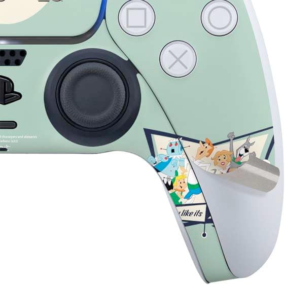 Skinit Decal Gaming Skin Compatible with PS5 Slim Digital Edition Bundle - Officially Licensed The Jetsons Party Like Its 2099 Design