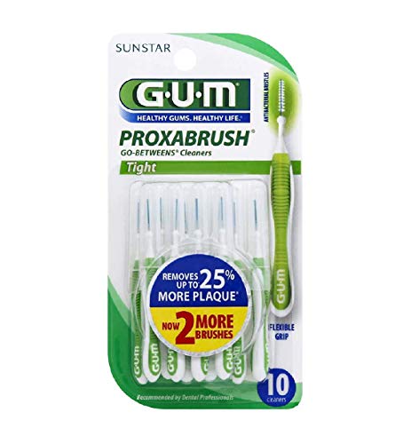G-U-M Proxabrush Go-Betweens Cleaners, Tight 8 ea (Pack of 2)