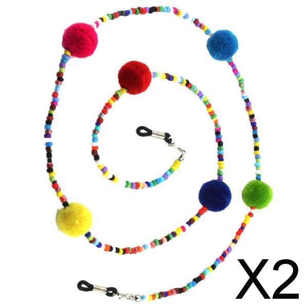 STYLEHEAVEN 2xColorful Beads Eyeglass Holder Chain Necklace Perfect Beach Wear|Health & Beauty|Vision Care|Other Vision Care-picture-32