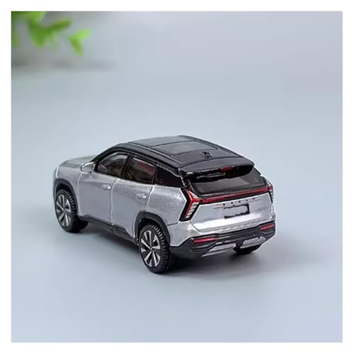 Geely Boyue L coche miniatura metal diecast 1:64 escala plateado 4