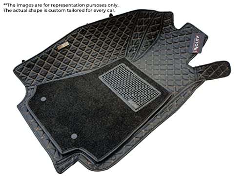 Image of 7D Black Car Mat for Thar