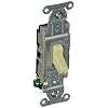 Hubbell CSB115I Commercial Specification Switch, Single Pole, 15 amp, 120/277V, Back and Side Wiring, Ivory (Pack of 10)