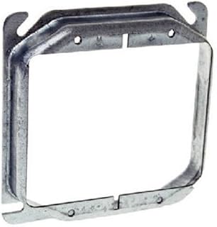 Hubbell-Raco 8779 Raised 3/4-Inch, 4-Inch Square Mud-Ring for 2 Devices