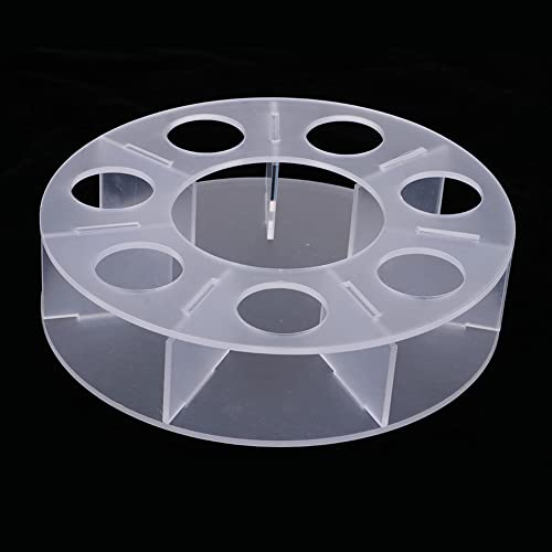 NEBAI · LESEN Transparent Acryl Anzeige Ständer Bälle Basis Kugelhalter für 7pcs Kristallkugel für Ball 3.5-5cm