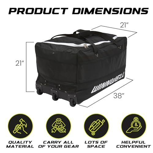 Winnwell Senior Wheel Goalie Bag