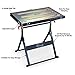 Eastwood Adjustable Steel Welding Table Strong Hold Industrial Workbench Table Welding 14 Gauge Plated Work Surface