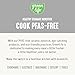 GreenLife 6QT Slow Cooker, Non-Toxic PFAS-Free Ceramic Nonstick Removable Interior Bowl, Programmable, Family Friendly, Keep Warm, Stovetop & Oven Safe, Dishwasher Safe Parts, Timer, Glass Lid, White