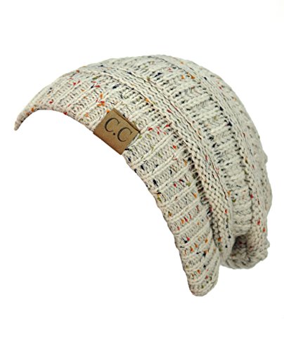 Image of Cambridge Select Thick Slouchy Knit Oversized Beanie Cap Hat