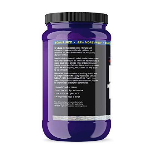 BCAA 12000 Powder (400G) - Ultimate Nutrition