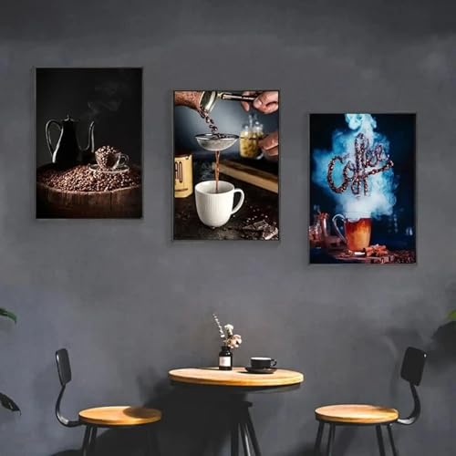 Décoration de restaurant vintage grand format 70x90 cm toile de cuisine