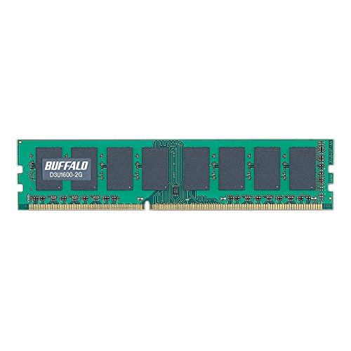 Buffalo MV-D3U1333-2G互換品 PC3-10600（DDR3-1333）対応 240Pin DIMM DDR3 SDRAM 2GB Amazon | BUFFALO PC3-12800対応 240Pin DDR3 SDRAM DIMM 2GB
