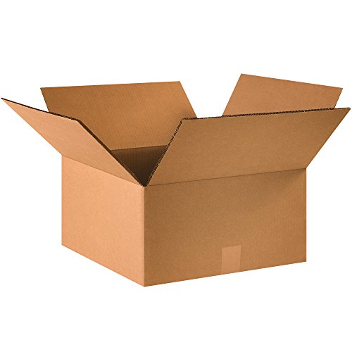 Image of Tape Logic TLHD16168DW Double Wall Boxes, 16 inch x 16 inch x 8 inch, Kraft (Pack of 15)