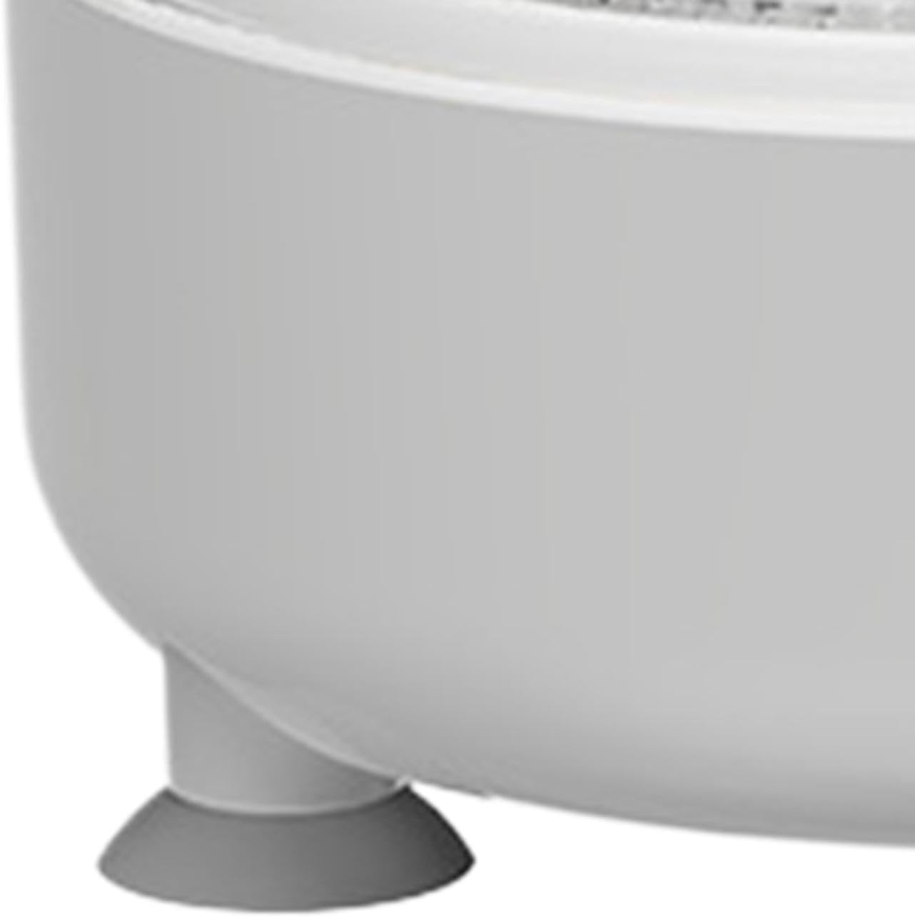 Salad Spinner - 1800 mAh Rotating Cleaning Machine for Kitchen Prep | Cordless Lettuce Washer with High Speed Rotation Handmade Food Accessory with Easy Grip Handle & Compact Bowl for Countertop