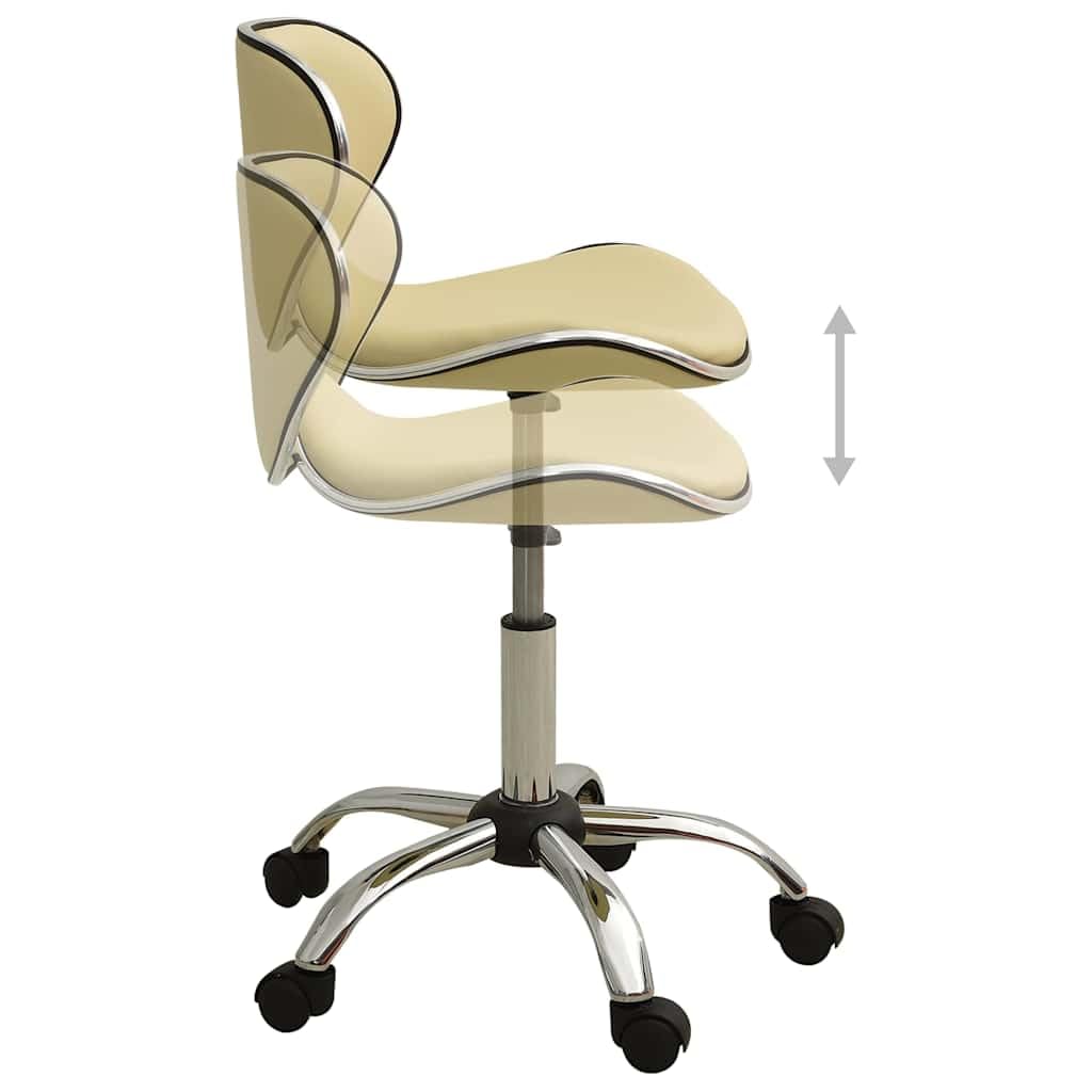 Sedia Ufficio Similpelle Crema
