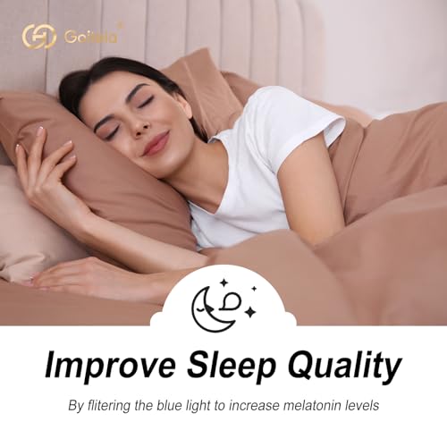 Goiteia Okulary blokujące niebieskie światło, klips do komputera i gier dla lepszego snu w nocy, przeciw zmęczeniu oczu, odpowiednie do ekranów, gier, telewizorów, telefonów komórkowych, Nightfall - obrazek 5