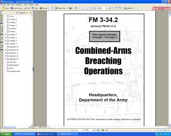 U.S. Army FM 3-34.2 Combined Arms Breaching Operations: Theory, Tactics, Techniques, Planning: Field Manual Guide Book on CD-ROM