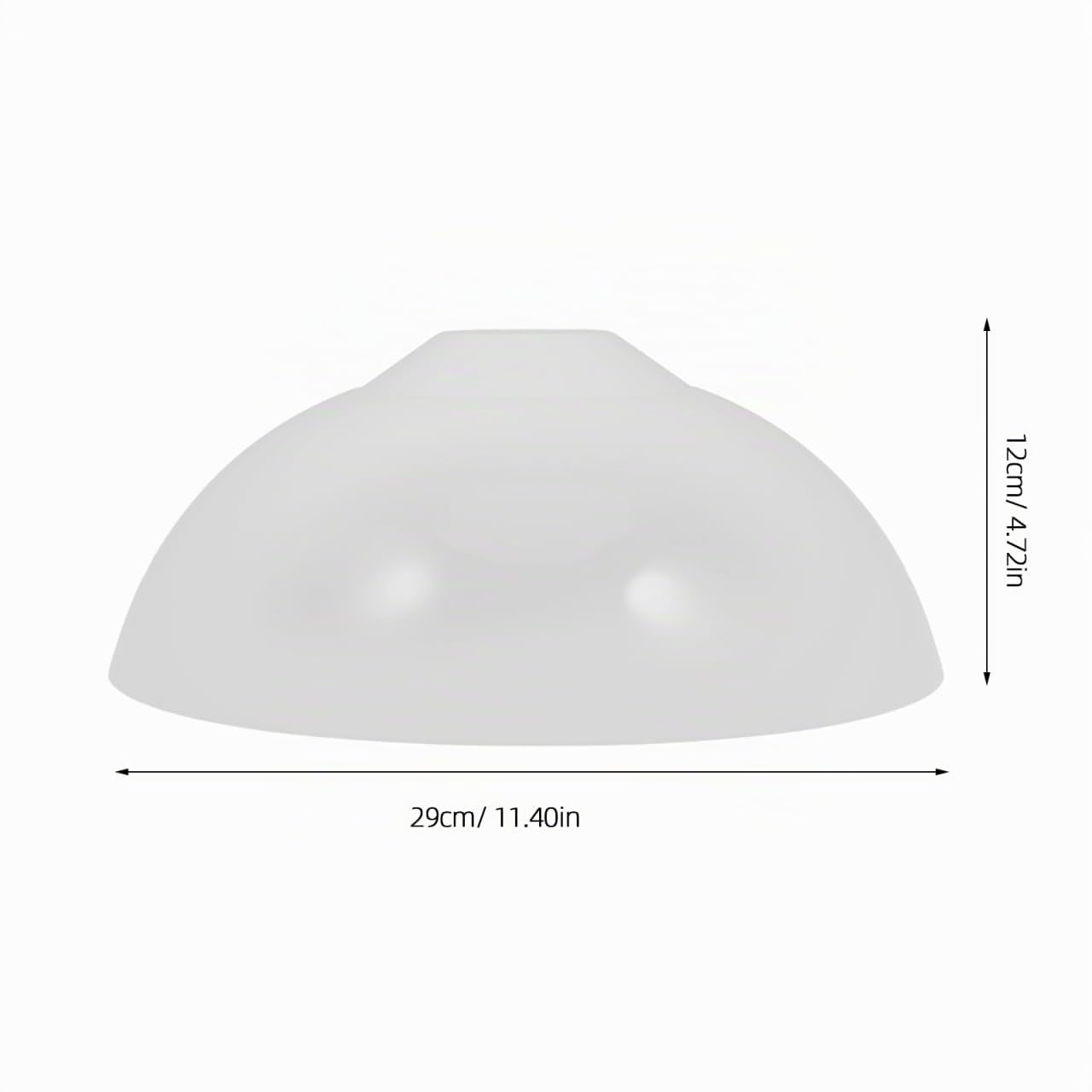Paralume da : paralume in acrilico in plastica bianca per lampade da Torchere in posizione verticale (adatto per lampadina E27 lampadina non inclusa