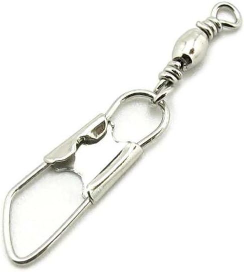 Test 5kg Cross Lock ID004-16 Swivel Fishing Tackle Fly Rings Coast Lock Snap Solid Ring Rolling Coastlock Sea Hooks Lures Ball Bearing Peche Pivot