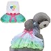 Cane Vestito di Lusso Cucciolo Gonna Vestiti per Cani Principessa Abiti da Sposa Abito da Sera Gonna Tutu Vestito Bowknot per Piccola Ragazza Cane