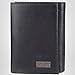 Kenneth Cole REACTION Men's RFID Slim Leather Trifold Wallet, Black Plaque, One Size US