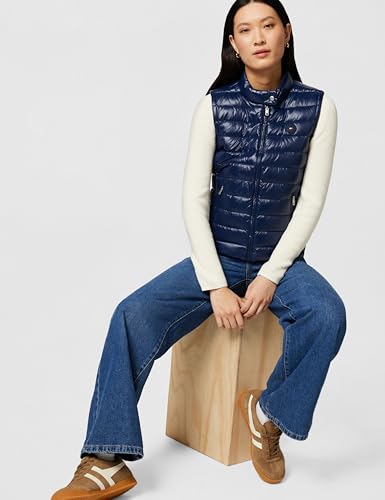 Chaleco Tommy Hilfiger mujer cuello vuelto para abrigarse sin perder estilo 2
