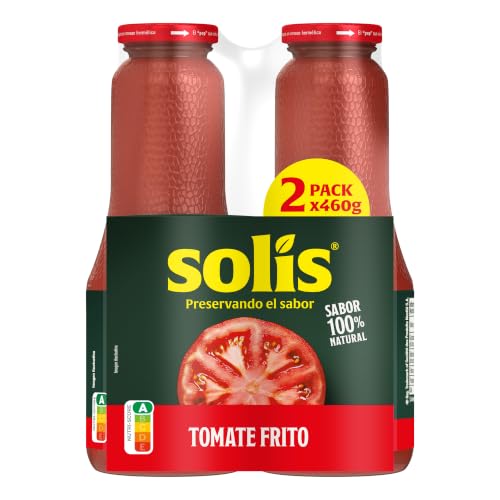 Miniatura 2 de Solís Tomate Frito Clásico Bipack Frasco Cristal - Sin Gluten - 2 X 460g
