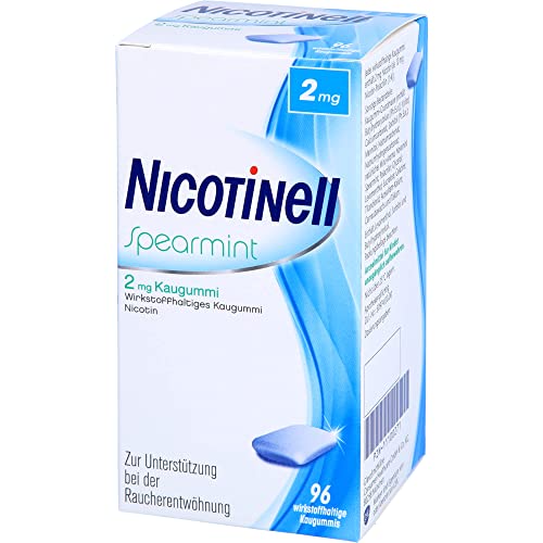 Nikotinkaugummi Nicotinell 2 mg Spearmint 96 Stück