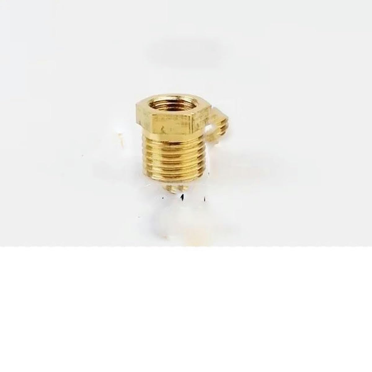 Conector de tubería reductor de buje hexagonal de latón F a M roscado 1/8 1/4 3/8 1/2 3/4 Conector reductor de adaptador de gas de agua de cobre-F 01 a M 02-100 piezas