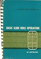 Basic slide rule operation B0007DO4DE Book Cover