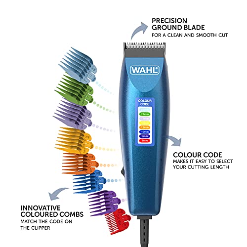 Wahl Colour Pro Corded Hair Clipper for Men with Guides - Image 2