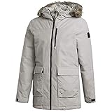 adidas Outdoor mens XPLORIC Parka Metal Grey Large