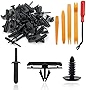 Fender Flare Rocker Moulding Clip Bumper Shield Retainer Clip Compatible with Chrysler Ford GMC Jeep Wrangler 6030441. 6506007AA. 6030441. 60PCS+Fastener Remover+4 Different Size car Panel removers