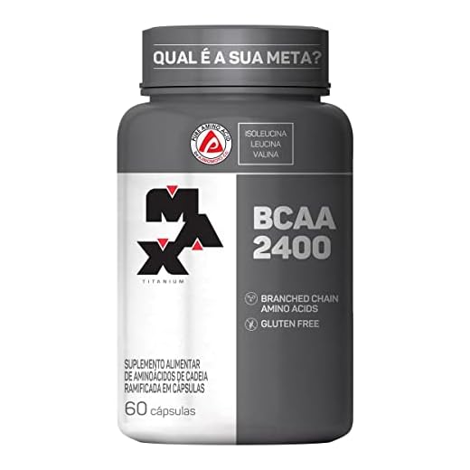 Max Titanium Bcaa 2400 - 60 Cápsulas -