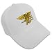 U.S. NAVY SEAL MILITARY Embroidery Embroidered Adjustable Hat Baseball Cap White
