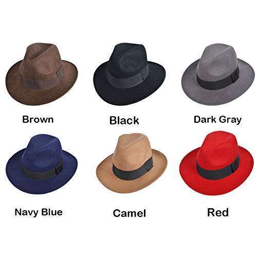 Jazmiu Cappello Fedora invernale estivo da uomo