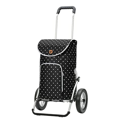 ANDERSEN Einkaufstrolley - Royal Shopper Ole schwarz 47 L Handwagen,modisch,Shopping, Aluminium, klappbar, leichtgängig