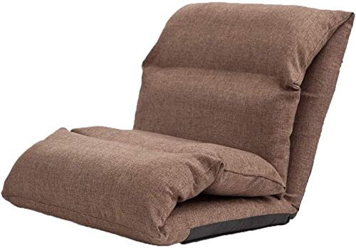 Floor Seating, Creative Thick Foldable Floor Chair Bay Window Meditation Chair lounge chair, Multi-Color Optional Perfect for sitting, nap and hanging out. (Color : Brown)
