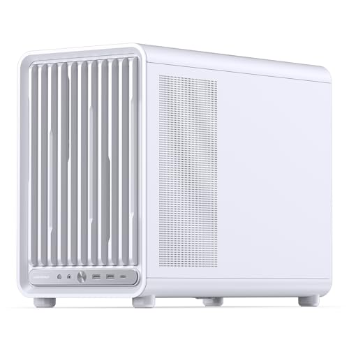 Image of JONSBO D33 White Micro ATX PC Case,High Airflow MATX case with Tempered Glass Panel,9 Fan Positions,High Compatibility,Supports MATX BTF MB, 435mm GPU /360AIO /172mm Air Cooler,ATX /SFX PSU,White