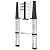 TOOLITIN Telescoping Ladder,12.5FT One Button Retraction Aluminum Telescopic Extension Ladder,Soft Close Design Extendable Ladders Portable for Household Daily or RV Work,330 Pound Capacity