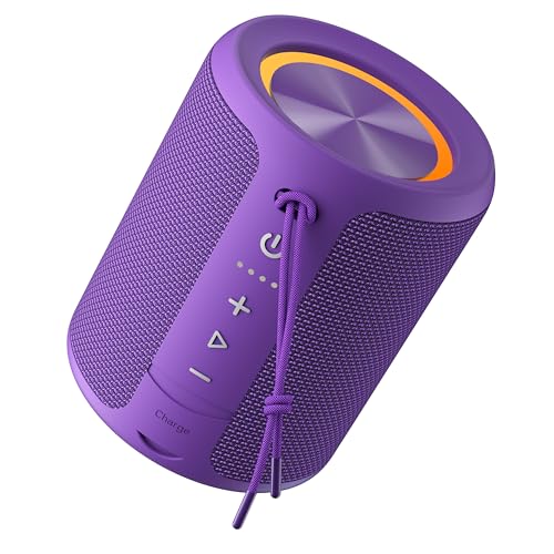DUDGSIS Portable Bluetooth Speaker (Purple)