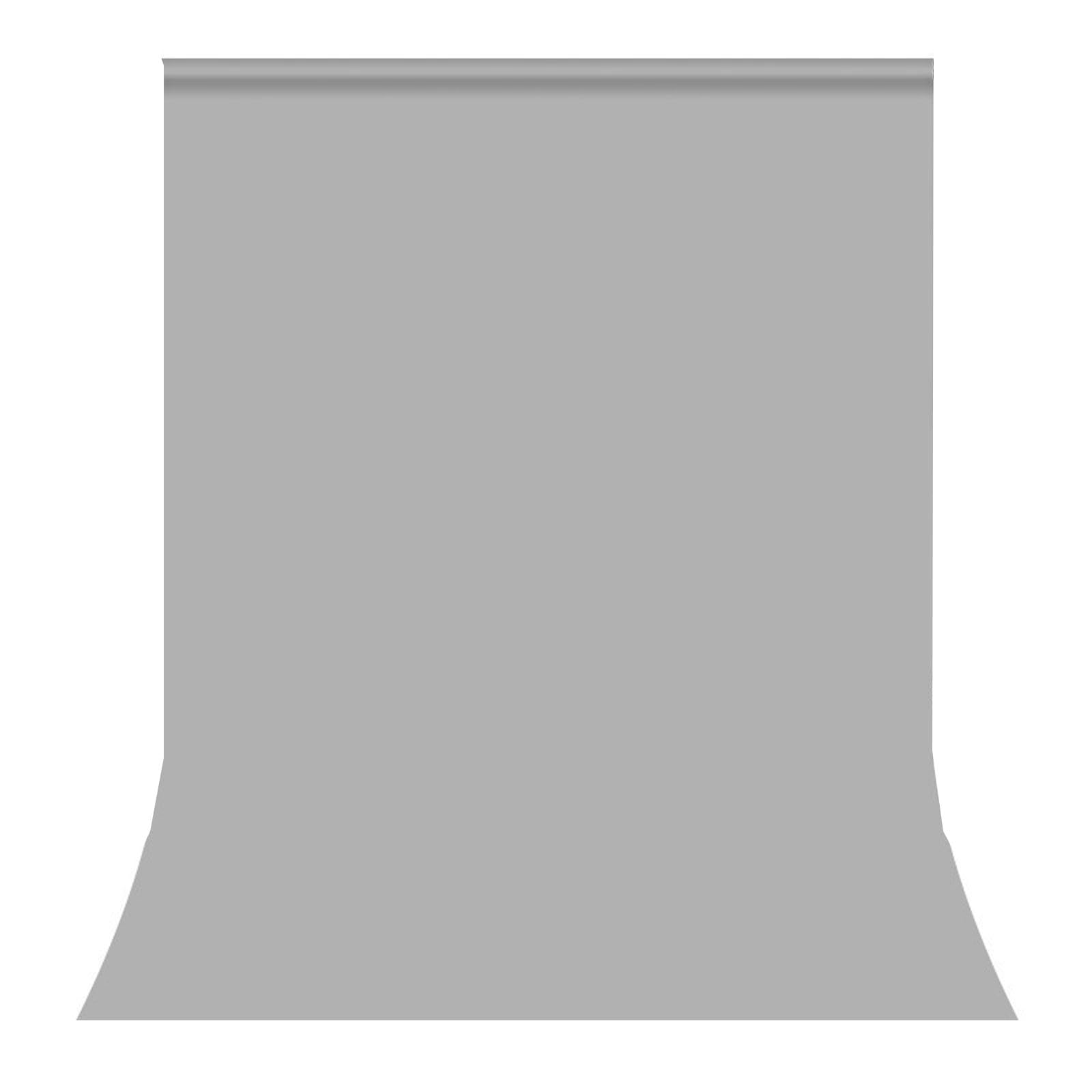 Sfondo verde per fotografia, grande sfondo pieghevole in puro colore, tenda ad alta densità, senza cuciture, per video e studi fotografici (3 x 6 m, grigio)