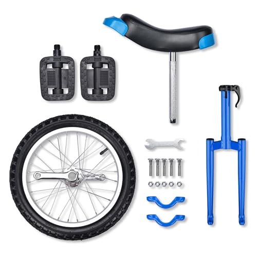 Image of WinSpin 16 inch Inch Wheel Unicycle Leakproof Butyl Tire Wheel Cycling Outdoor | Sports Fitness Exercise Health Blue